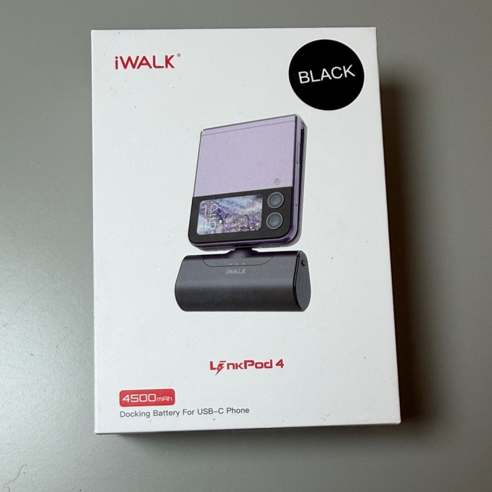 iWALK Small USB-C Portable Charger, 4500mAh Portable Charger for iPhone